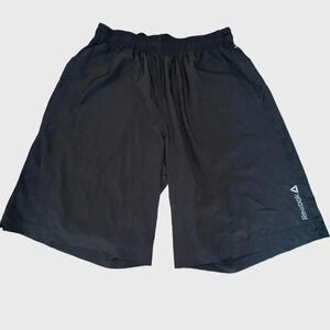 Russell Men's L black casual workout lightweight shorts‎ with pockets